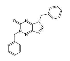 2,5-dibenzyl-2,5-dihydro-imidazo[4,5-e][1,2,4]triazin-3-one结构式