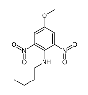 N-butyl-4-methoxy-2,6-dinitroaniline Structure