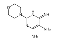 2-morpholin-4-ylpyrimidine-4,5,6-triamine结构式