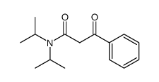 N,N-Diisopropyl-3-oxo-3-phenyl-propionamide结构式