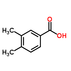 3,4-二甲基苯甲酸结构式