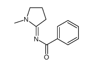 N-(1-methylpyrrolidin-2-ylidene)benzamide结构式