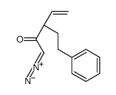 (3S)-1-diazonio-3-(2-phenylethyl)penta-1,4-dien-2-olate结构式