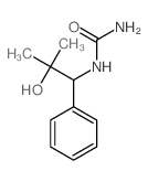 (2-hydroxy-2-methyl-1-phenyl-propyl)urea structure