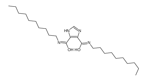 4-N,5-N-didecyl-1H-imidazole-4,5-dicarboxamide结构式