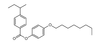 (4-octoxyphenyl) 4-butan-2-ylbenzoate结构式