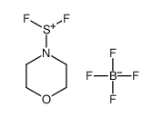 Difluoro-4-morpholinylsulfonium tetrafluoroborate structure
