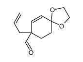 8-prop-2-enyl-1,4-dioxaspiro[4.5]dec-6-ene-8-carbaldehyde Structure