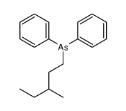 3-methylpentyl(diphenyl)arsane Structure