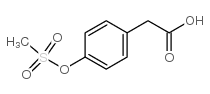 2-(4-((METHYLSULFONYL)OXY)PHENYL)ACETIC ACID picture