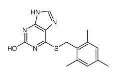 6-[(2,4,6-trimethylphenyl)methylsulfanyl]-3,7-dihydropurin-2-one Structure