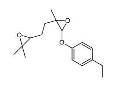 2-[2-(3,3-dimethyloxiran-2-yl)ethyl]-3-(4-ethylphenoxy)-2-methyloxirane Structure