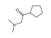 1-cyclopentyl-2-(dimethylamino)ethanone结构式