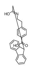 4-[2-[[2-(9H-fluoren-9-yl)acetyl]amino]ethyl]benzoic acid Structure