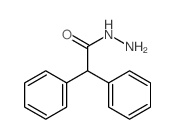 Benzeneacetic acid, a-phenyl-, hydrazide结构式