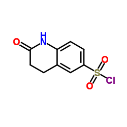 2-氧代-1,2,3,4-四氢喹啉-6-磺酰氯结构式