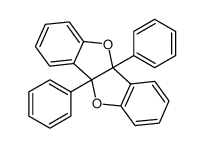diphenyl-4b,9b dihydro-4b,9b benzofuro[3,2-b]benzofurane Structure
