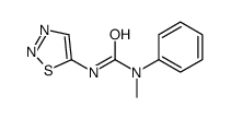 1-methyl-1-phenyl-3-(thiadiazol-5-yl)urea结构式