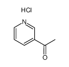1-[3]pyridyl-ethanone, hydrochloride结构式