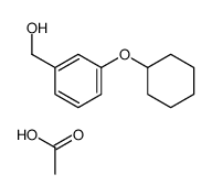 acetic acid,(3-cyclohexyloxyphenyl)methanol结构式