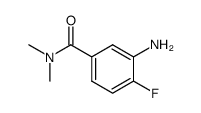3-amino-4-fluoro-N,N-dimethylbenzamide结构式