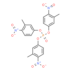 tris(4-nitro-m-tolyl) phosphate Structure