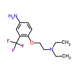 4-[2-(Diethylamino)ethoxy]-3-(trifluoromethyl)aniline Structure