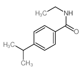 N-ethyl-4-propan-2-yl-benzamide结构式