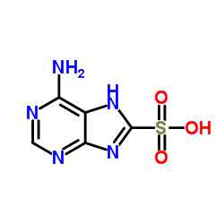 6-Amino-7H-purine-8-sulfonic acid结构式