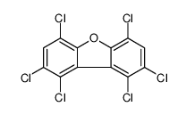 1,2,4,6,8,9-hexachlorodibenzofuran Structure