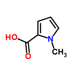 1-甲基-2-吡咯羧酸结构式