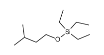 3-methyl-1-(triethylsiloxy)butane Structure