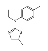 ethyl-(5-methyl-4,5-dihydro-thiazol-2-yl)-p-tolyl-amine结构式