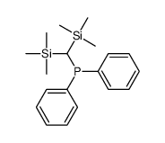 bis(trimethylsilyl)methyl-diphenylphosphane Structure