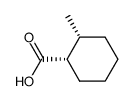 cis-2-methylcyclohexanecarboxylic acid structure