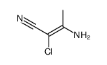 3-amino-2-chloro-crotononitrile Structure