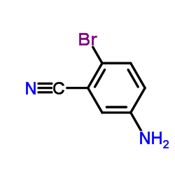 5-氨基-2-溴苯腈结构式