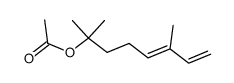 ocimen-1-yl acetate structure