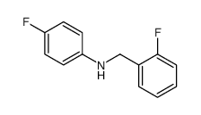 4-Fluoro-N-(2-fluorobenzyl)aniline结构式