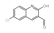 6-CHLORO-2-HYDROXYQUINOLINE-3-CARBALDEHYDE结构式