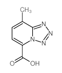 5-methyl-1,7,8,9-tetrazabicyclo[4.3.0]nona-2,4,6,8-tetraene-2-carboxylic acid Structure