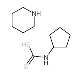 (cyclopentylamino)methanedithioic acid; piperidine picture