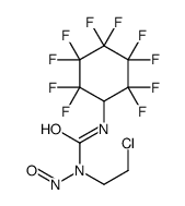 1-(2-chloroethyl)-3-(2,2,3,3,4,4,5,5,6,6-decafluorocyclohexyl)-1-nitrosourea结构式