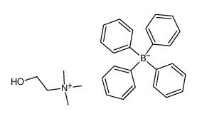 choline tetraphenylborate Structure