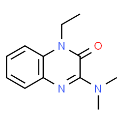 2(1H)-Quinoxalinone,3-(dimethylamino)-1-ethyl-(9CI)结构式