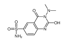 3-(dimethylamino)-2,4-dioxo-1H-quinazoline-6-sulfonamide结构式