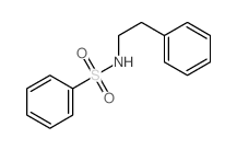 Benzenesulfonamide,N-(2-phenylethyl)- Structure