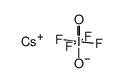 cesium orthoperiodotetrafluoridate结构式