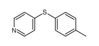 4-(4-methylphenyl)sulfanylpyridine Structure