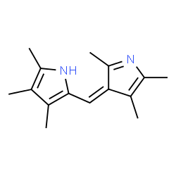 1H-Pyrrole,2,3,4-trimethyl-5-[(Z)-(2,4,5-trimethyl-3H-pyrrol-3-ylidene)methyl]-(9CI) Structure